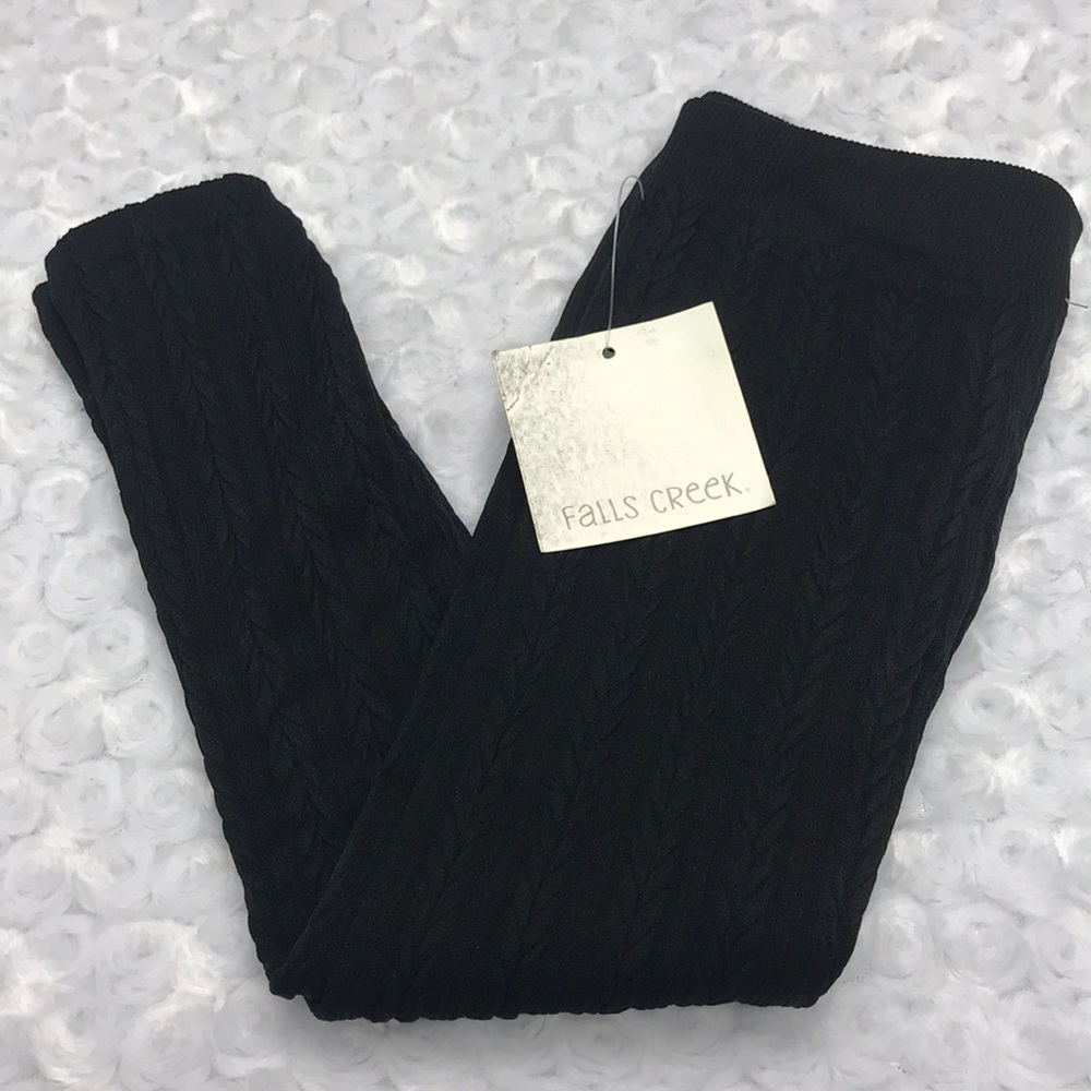 Black fleece lined leggings XS (4/5)
